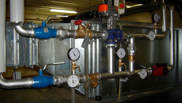 Смесительный узел для вентиляции | узел обвязки калорифера приточной  установки - схема, виды и типы